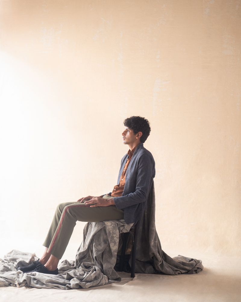fashion editorial by Karan kumar sachdev featuring model Ravi Gula from Inega, styled by Pallavi Singh and photography assistant Shivan Gupta