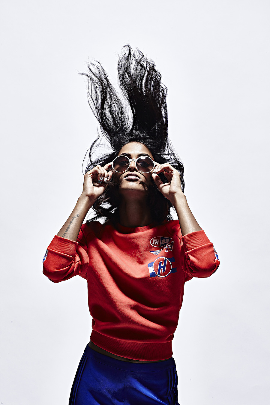 Jumper: Tommy Hilfiger, Pants: Urvashi Joneja, Sunglasses: Chanel, Fashion, Photography, Lifestyle, currentmood, currentmoodmagazine, fashion magazine, online fashion magazine, fashion magazine in India, Indian fashion magazine