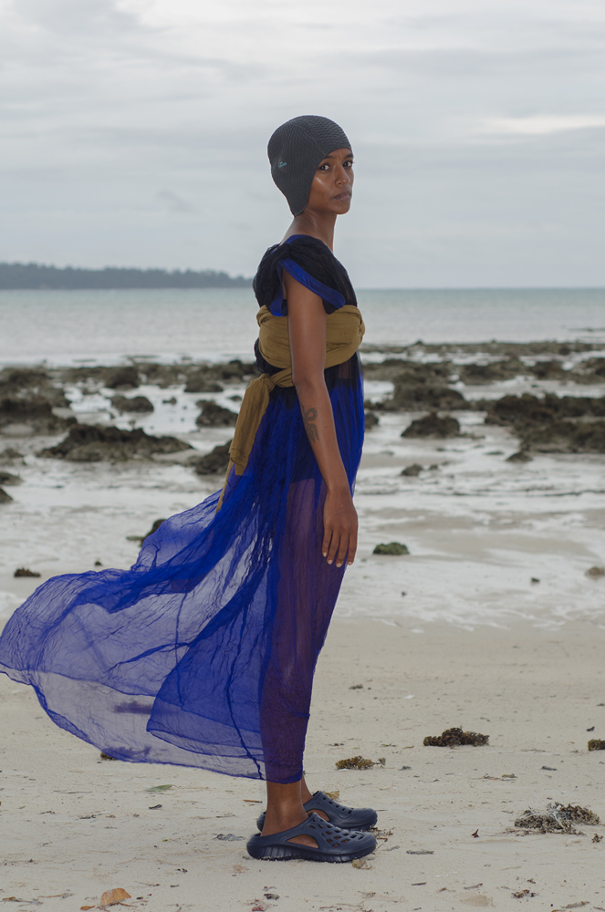 currentMood, an online Indian magazine shoots their 10th Issue, #lifeInPlastic in the Andaman and Nicobar Islands, using plastic waste found on the beaches as styling props.