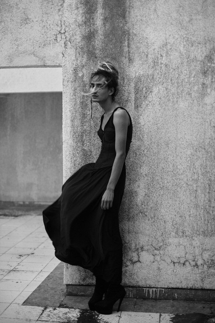 Photographer Pretika Menon's editorial features her muse, Tsu Rouge who embodies characteristics of a moth fluttering during the Mumbai monsoon.
