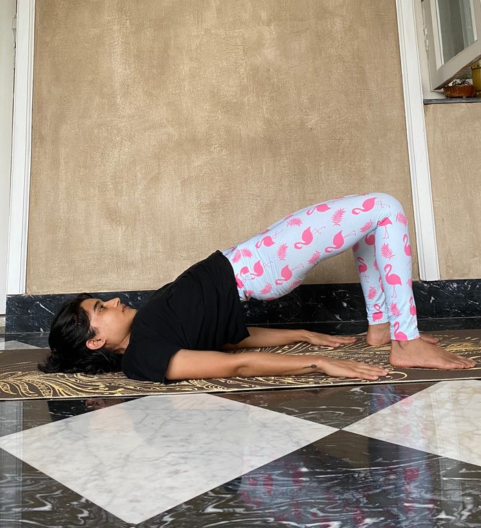 Setu Bandha Sarvangasana featured in currentMood magazine
