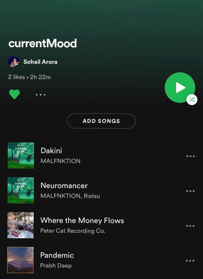 Sohail Arora KRUNK exclusive playlist for currentMood magazine music during corona